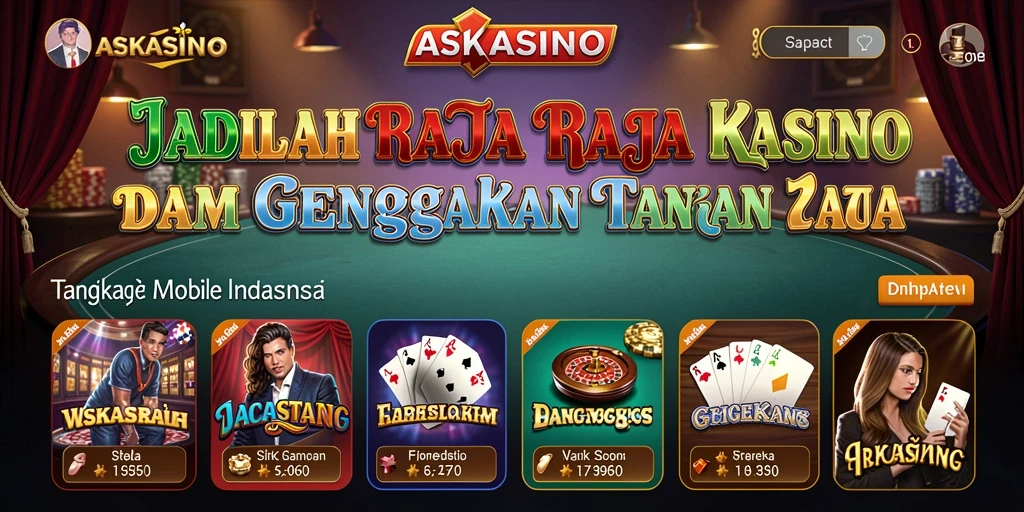 Gameplay menarik dari aplikasi Kasino ASKASINO yang mengasyikkan.