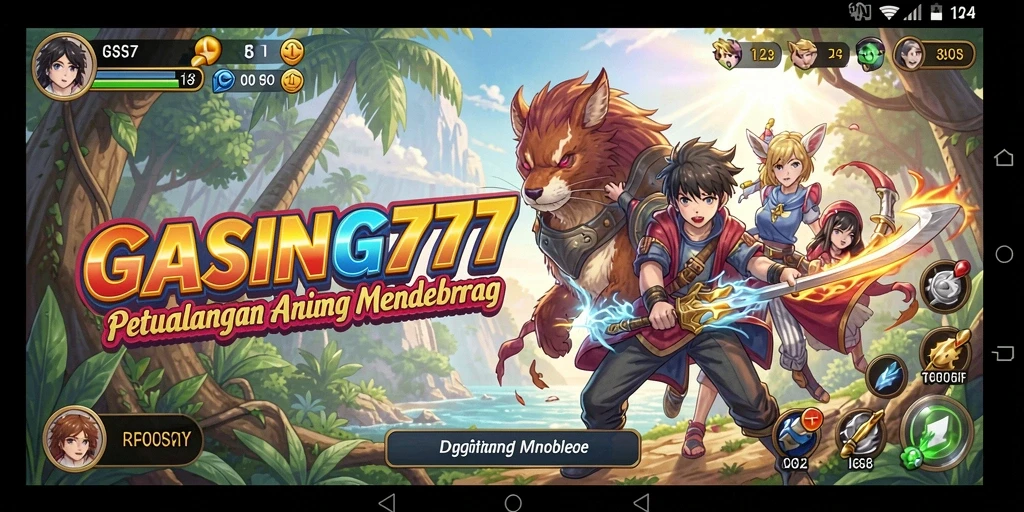 Tampilan gameplay seru dan menarik dari GASING777.