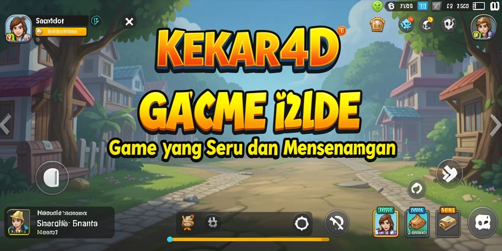 Tampilan menarik gameplay <strong>KEKAR4D</strong> yang penuh warna dan karakter unik.