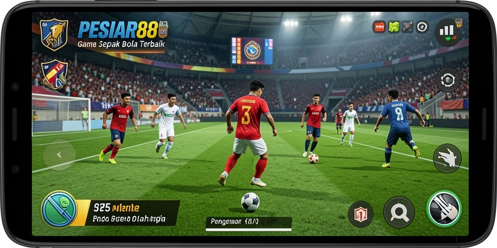 Tampilan gameplay PESIAR88 yang menarik dan realistis.