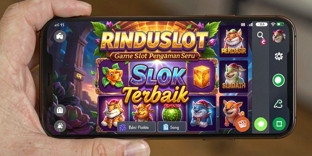 Tampilan gameplay RINDUSLOT yang mendebarkan dan grafis yang menawan.