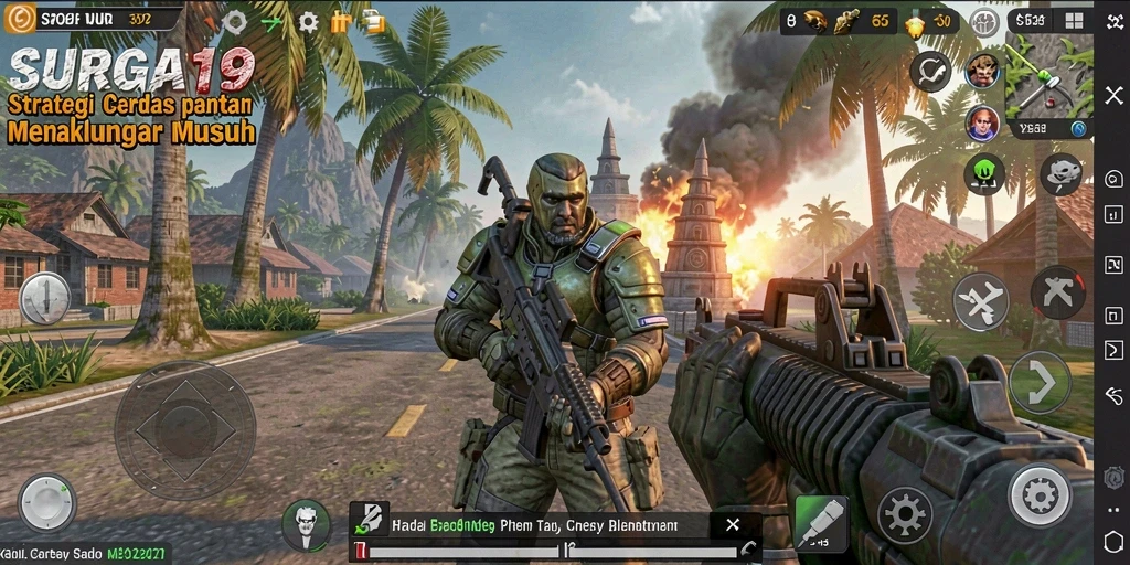 Gameplay SURGA19 menunjukkan aksi strategis yang mendebarkan.